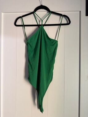 Zara Green Strappy Bodysuit